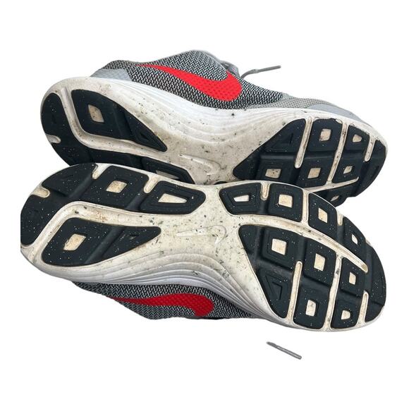Nike Revolution 3 GS Gray Red Athletic Running Shoe 819413-006 5.5 youth - Picture 8 of 8